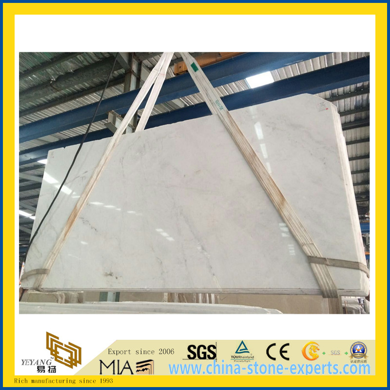 Chinese Castro White Marble Slab for Wall and Flooring