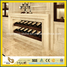 Natural Beige Marble Wall Skirting for Interior Decoration