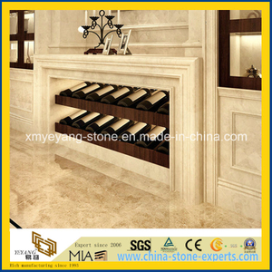 Natural Beige Marble Wall Skirting for Interior Decoration