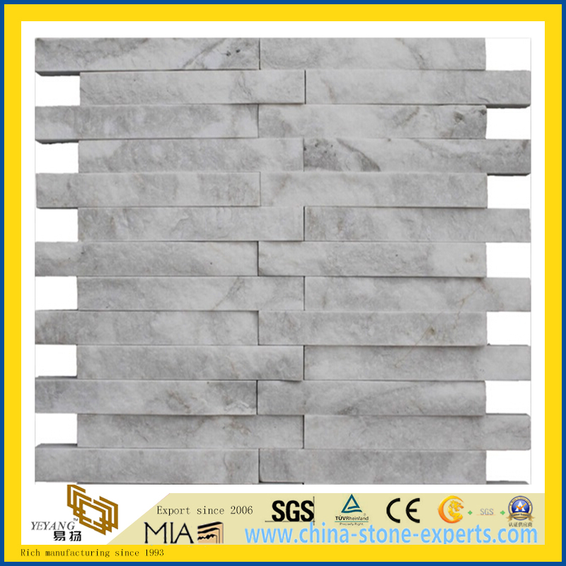 Calacatta Gold Marble Mosaic Tiles, Italy White Marble Mosaic, Calacatta White Mosaic Tiles,Basketweave Mosaics,Stips Mosaics, Herringbone Mosaics, Octagon Mosaics (YQA-MM1007)