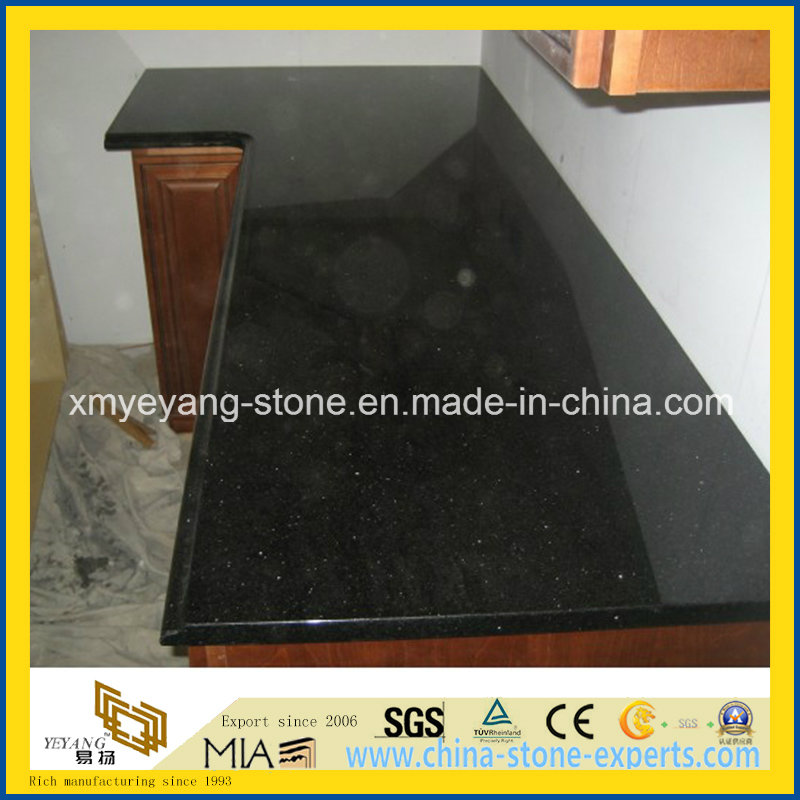 Black Galaxy Granite Granite Kitchen Countertop