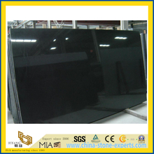 Polished Shanxi Absolutely Black Granite Slab for Countertop Tombstone