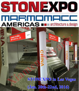 2016-Xiamen Yeyang's stand in STONEXPO Fair(Las Vegas)