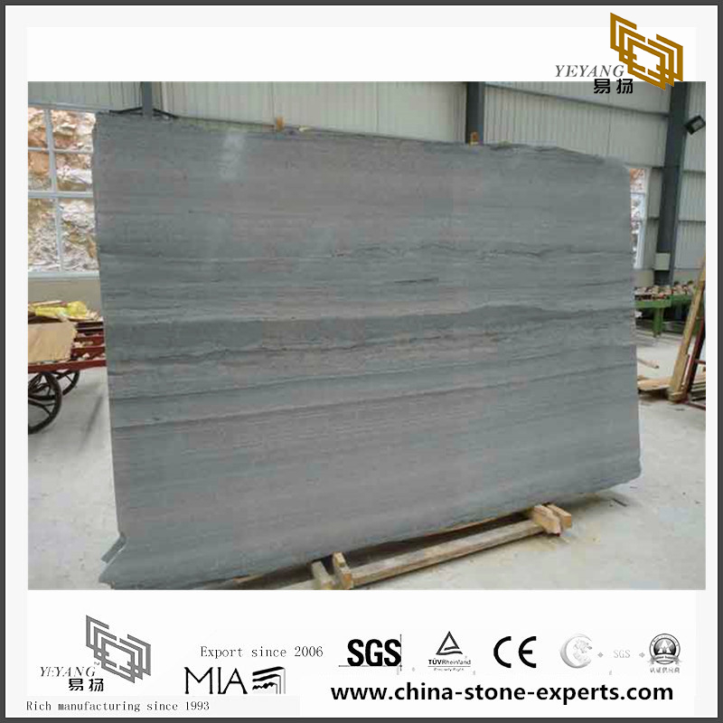 White Wooden Gain Marble/ Grey Wooden Gain Marble for Wall Backgrounds & Floor Tiles（YQN-092304）