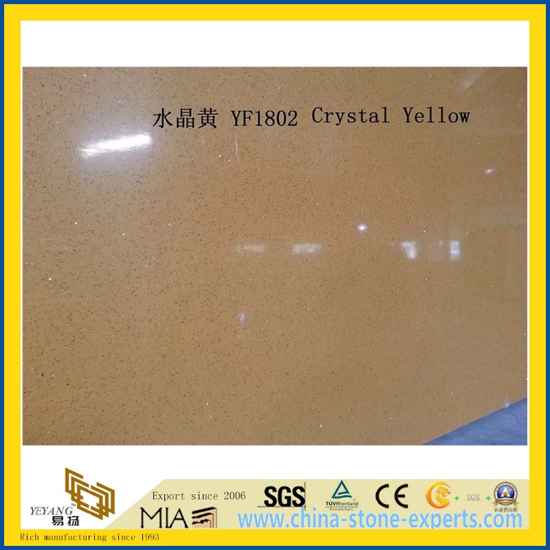 Classic White/Blue/Green/Pink/Black/Yellow Engineered Artificial Quartz Stone for Landscaping/Decorative/Garden/Cladding/Wall