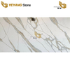 Luxury Carrara Marble Effect Gold Quartz for Kitchen Island B4037-1