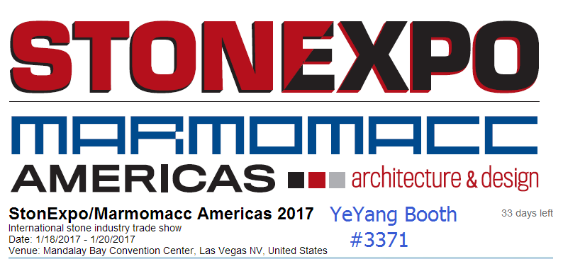 StonExpo Las Vegas /Marmomacc Americas 2017（YEYANG NO.Bayside-3371）