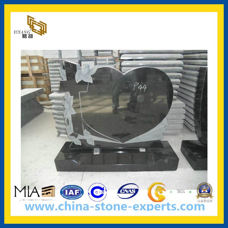 Black Granite Monument-Shanxi Black Granite Tombstone (YQG-CS1012)