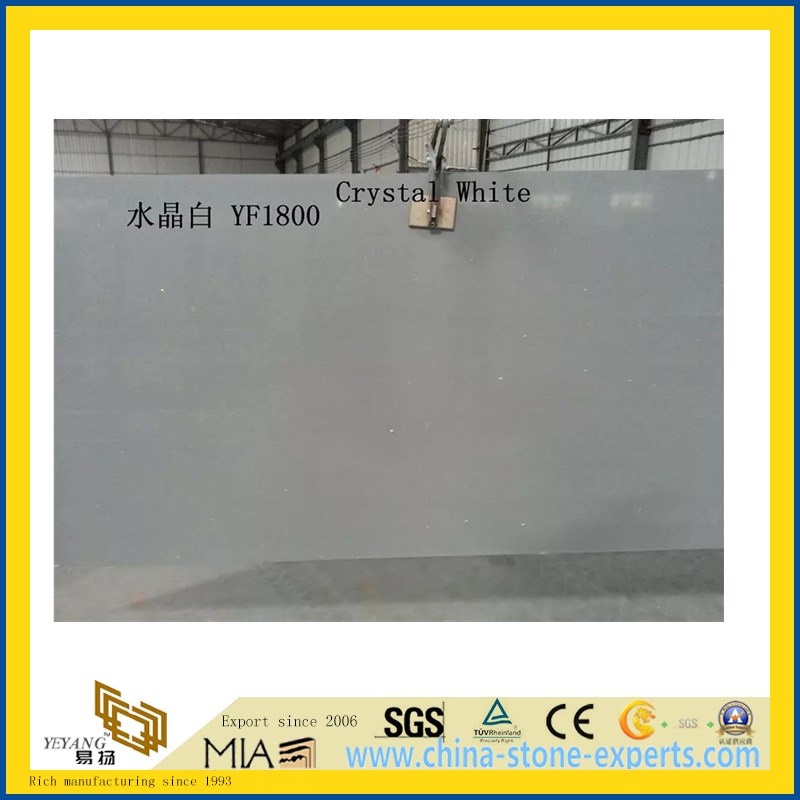 Crystal White Quartz Stone for Indoor Decoration