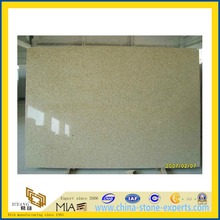 Polished Stone G682 Misty Yellow Granite Slab for Countertop/Vanitytop (YQC)