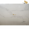 Polished white calacatta quartz slab artificials stone tiles factory manufacture