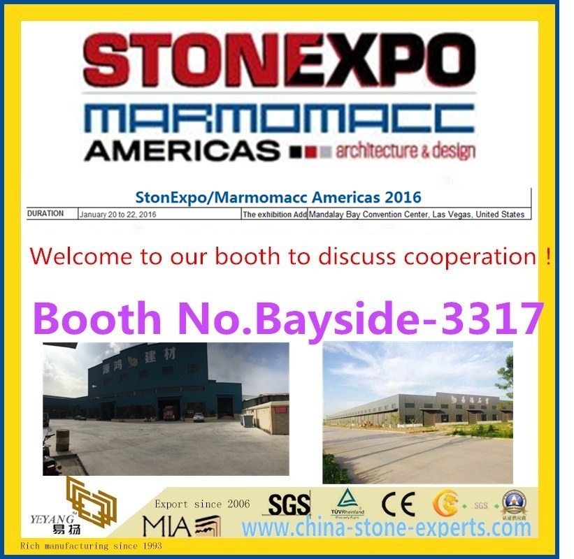 [2016 Stone Fair Booth NO.Bayside-3317] StonExpo/Marmomacc Americas 2016 from YEYANG Stone Group