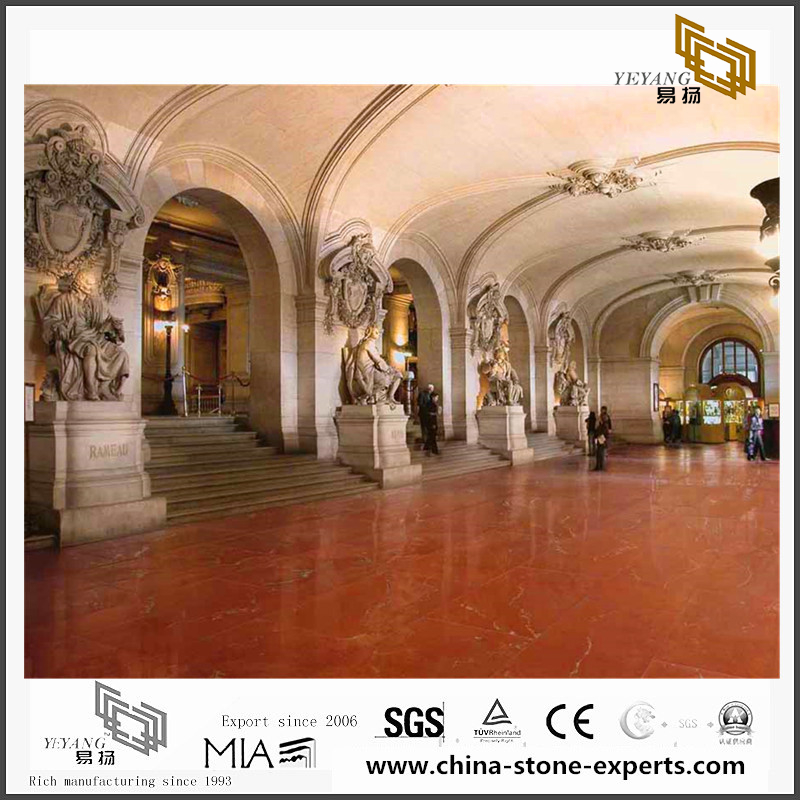 Rojo Alicante marble for home decoration design（YQN-090902）