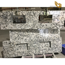 Ice blue/grey granite countertops stone kitchen vanity tops with big discount