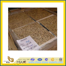 Polished Tiger Skin Yellow Granite Tile for Wall/Flooring (YQC)