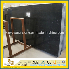 Crystal Black Artificial Quartz Stone Slab for Kitchentop or Countertop