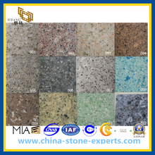 Brown / Gray Crystal Artificial Quartz Stone for Countertops (YQZ-QS1016)