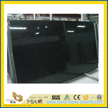 Polished China Shanxi Black Granite Slabs for Countertop/Vanity Top