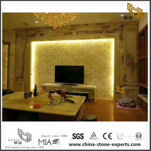 Luxury Onyx Wall Marble Backgrounds for Hall Design (YQW-MB0726024）