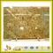 Polished Stone Tiger Skin Yellow Granite Slab for Countertop/Vanitytop (YQC)