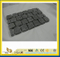 G654 Dark Grey Granite Garden Paving Stone /Cobblestone on Mesh-Yya