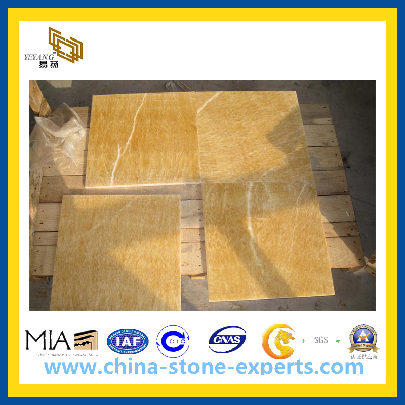 Yellow Honey Onyx for Flooring Tiles(YQC)