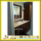Grey Artificial Quartz Bathroom Vanity Tops for Home, Hotel