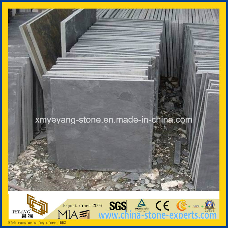 Cheap Natural Black Slate for Flooring Tile or Roofing