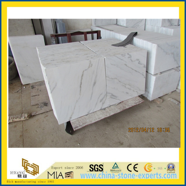 Chinese Carrara White Marble Tile 