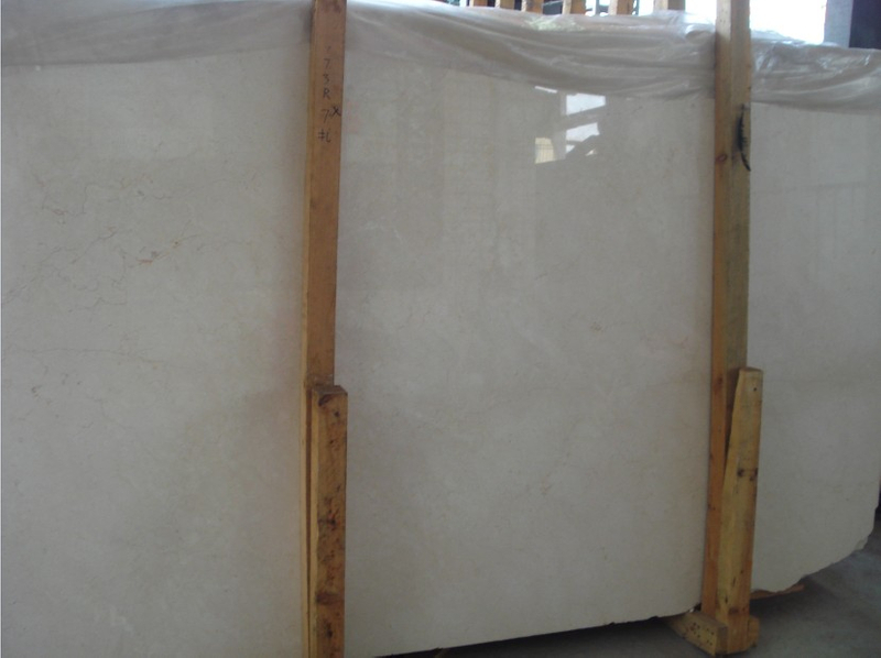 Natural Polished Spainish Crema Marfil Beige Marble Slabs, Tiles