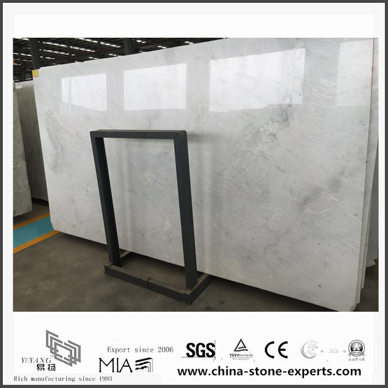 New Polished Arabescato Venato White Marble for Countertops (YQW-MSA0621002)