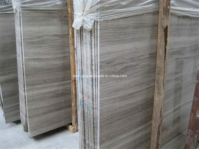 Serpeggiante Grey Wood Grainy Vein Marble for Slab