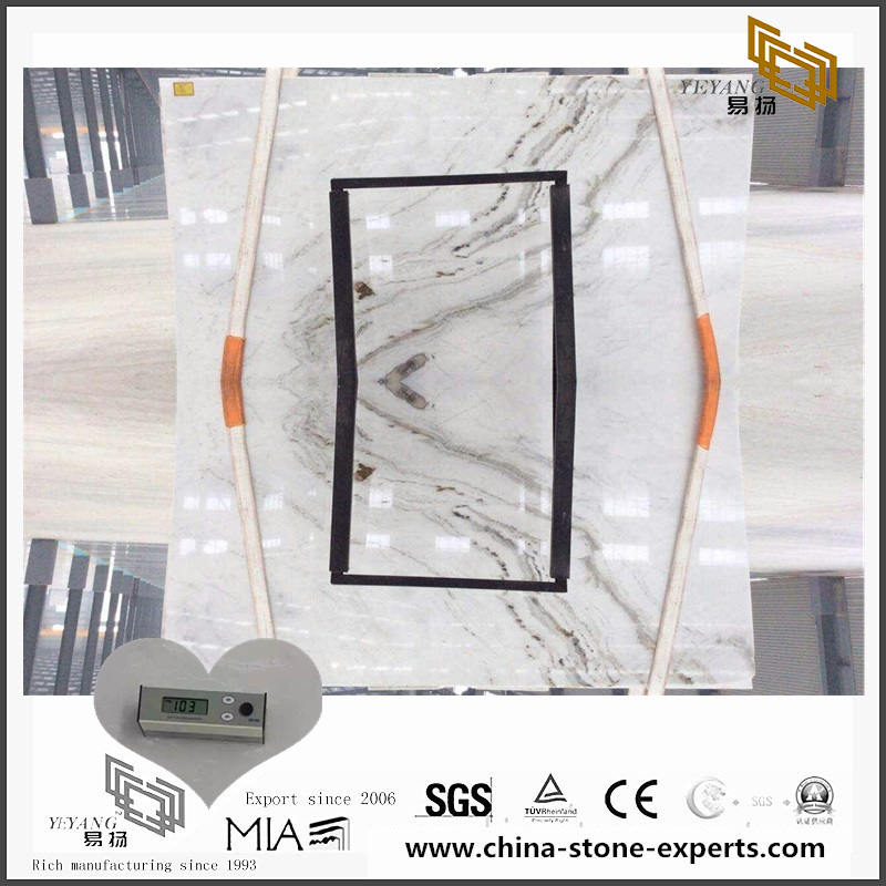 Discount Arabescato Venato White Marble for Kitchen Countertop (YQW-MSA0706011）