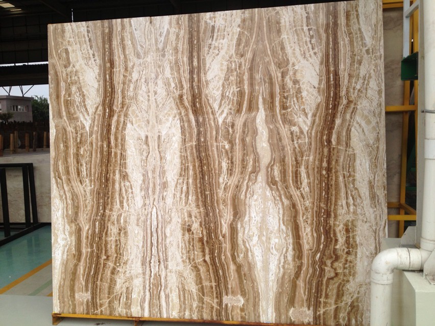Natural Beige Travertine for Floor Tile, Mosaic Tile or Fireplace(YQT)