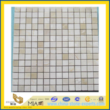 Cream Marfil Beige Marble Mosaic for Wall (YQZ-M)