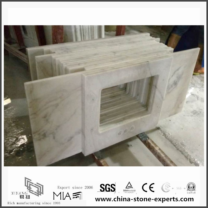 Beautiful Arabescato Venato White Marble Slabs for Bathroom /Kitchen Countertops