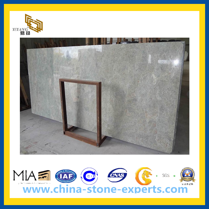 Seawave Green Granite Slab for Kitchen Countertop (YQZ-GS)