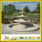 G682 Rusty Yellow Granite Garden Fountain for Outdoor Landscape Engineering