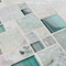 Green Granite and Glass Stone Mosaic Tile for Background Wall