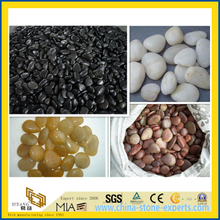 Natural Black/White/Yellow/Red River Pebble Stone for Paving